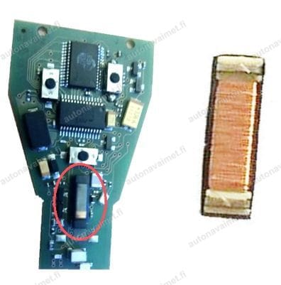 Mercedes key transmitter (small)