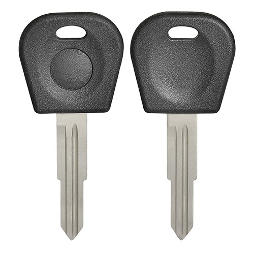 Key blank with chip slot DWO4R (DAE48/DAE-3D)