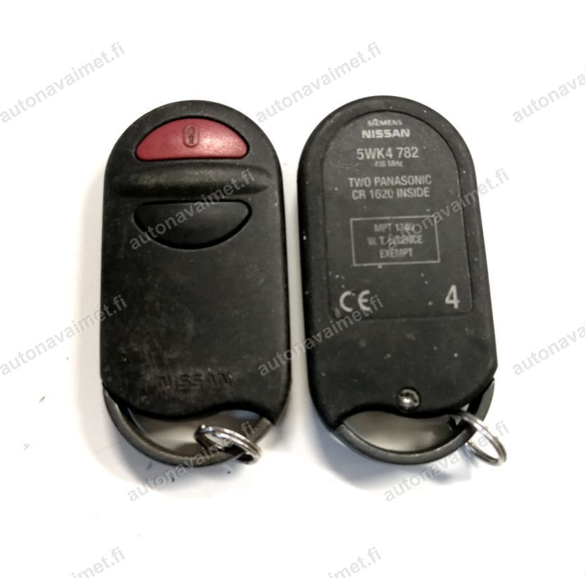 Erillinen kaukolukitusavain Nissan (5WK4782, 418Mhz)
