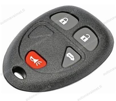 Remote key shell GMC/Buick/Pontiac/Oldsmobile/Chevrolet 4-button