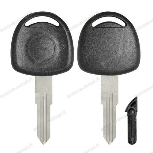 Key blank with chip slot YM28 (VX2/OP-D)